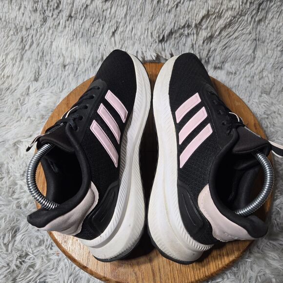 Adidas Womens Size 8.5 Path Daily Running CloudFoam Sneakers (Black/White) - Picture 3 of 12